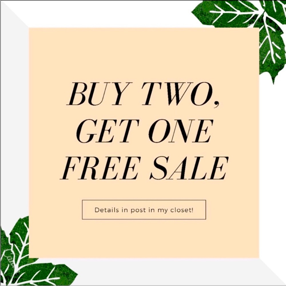 BUY 2 GET 1 FREE! 🤩